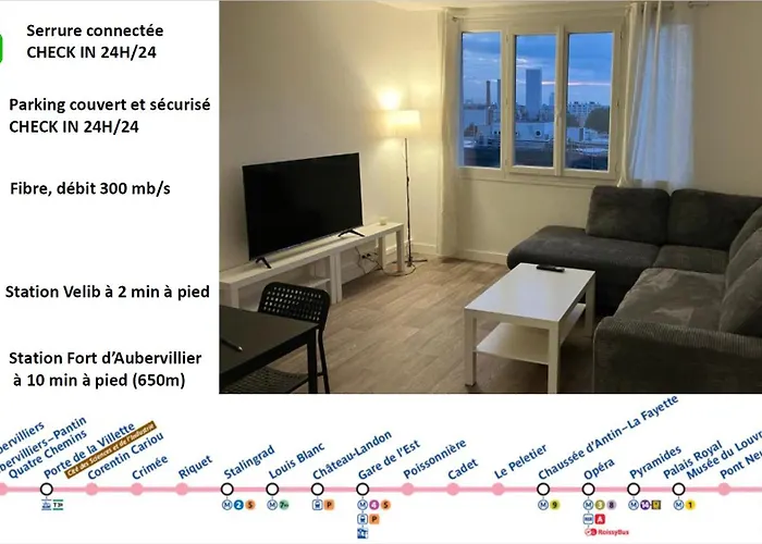 Logement Spacieux A 15Min De Paris - Free Parking - Free Wifi